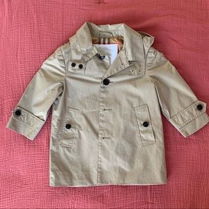 Burberry Baby Hooded Trench Coat